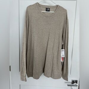 32 Degrees Caffeine Heather Long Sleeve Shirt